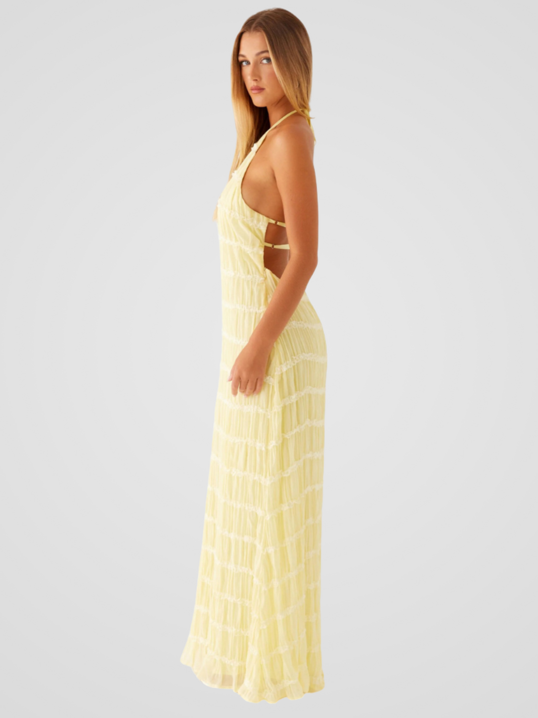 Solène Texture Maxi Dress