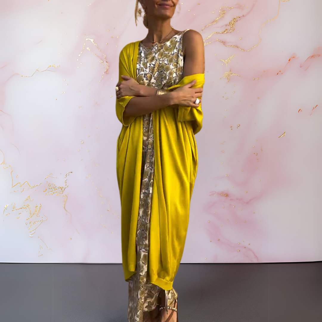 Mel | Elegant dress with cardigan