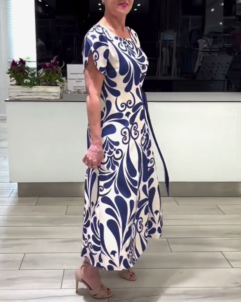 Prague Dress with Adjustable Tie