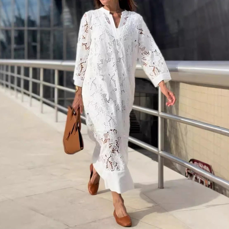 Sophie   | Elegant dress with borders