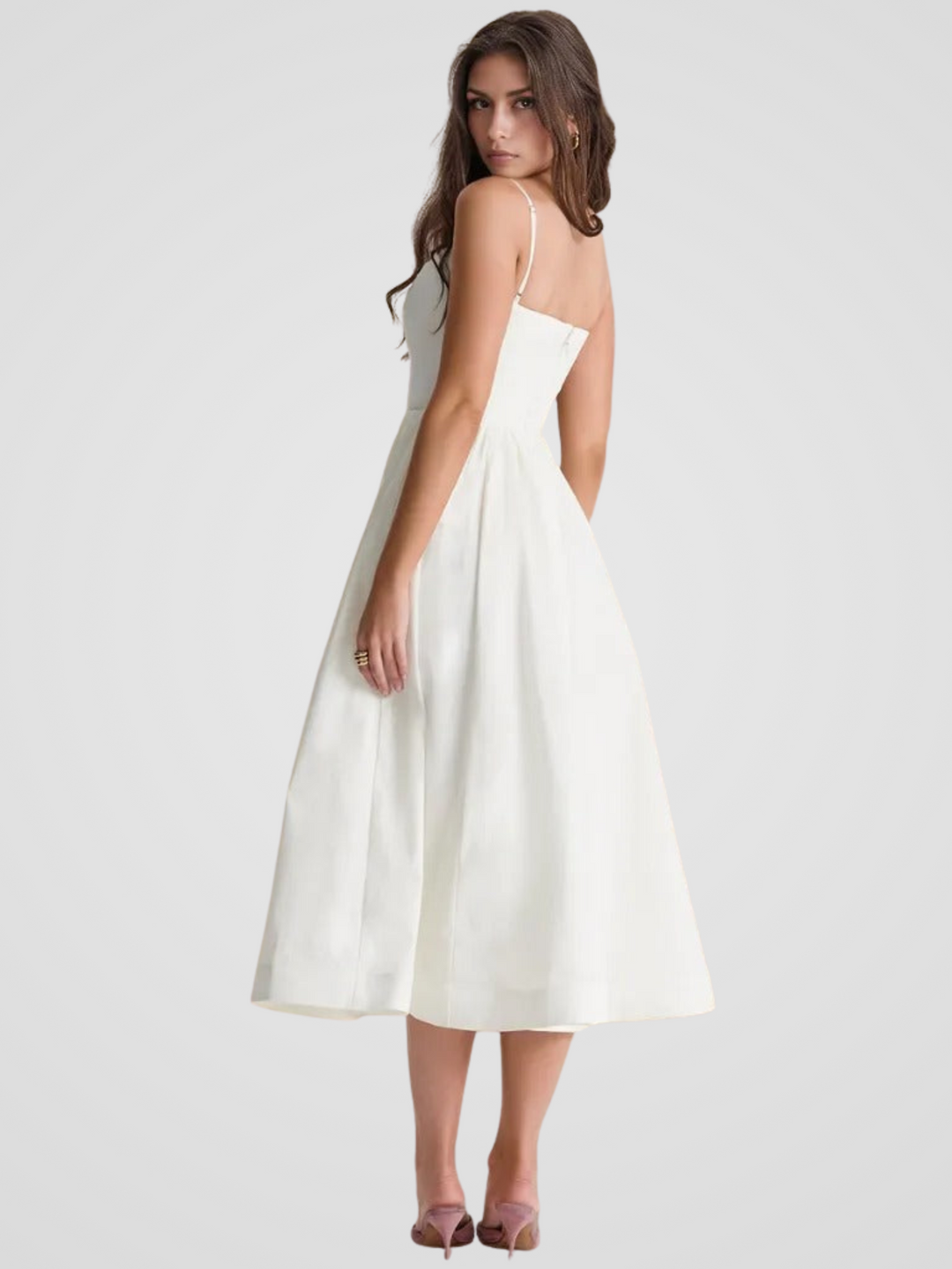 Elara Bloom Midi Dress