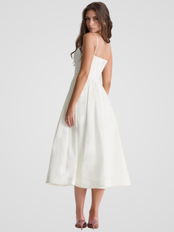 Elara Bloom Midi Dress