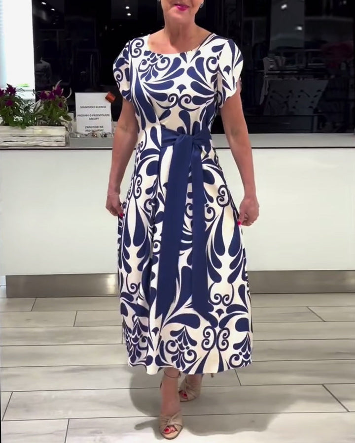 Prague Dress with Adjustable Tie