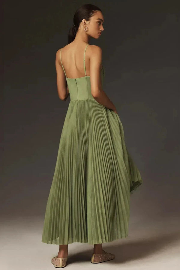 Catherine  - Pleated Tulle Dress