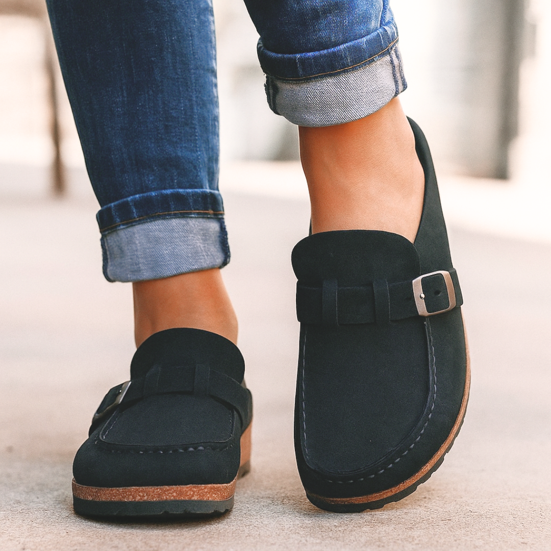 Wendy | Casual Slip-On Loafers with Buckle Detail