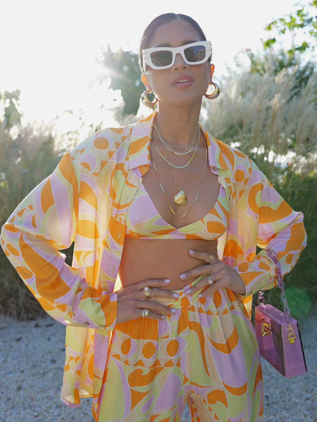 Complete Mare Tropical Print – Shirt and Coordinated Pants