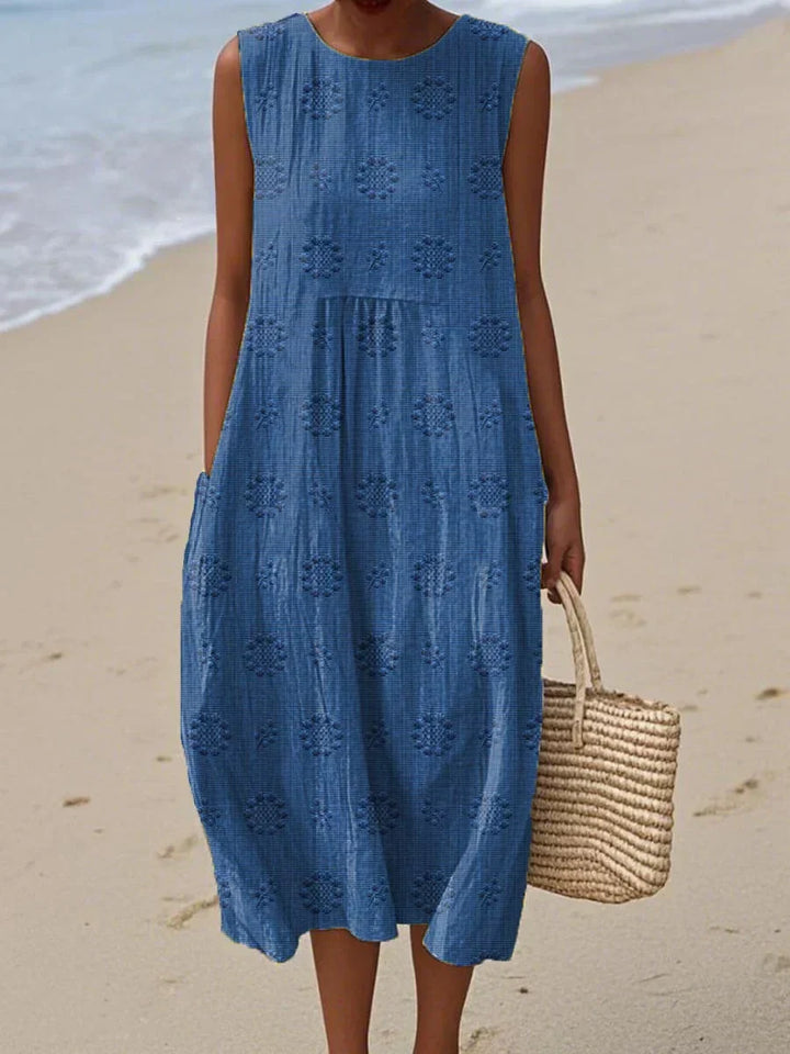 Sleeveless Dress with Pockets