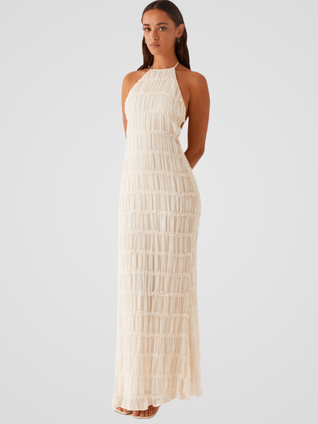 Solène Texture Maxi Dress