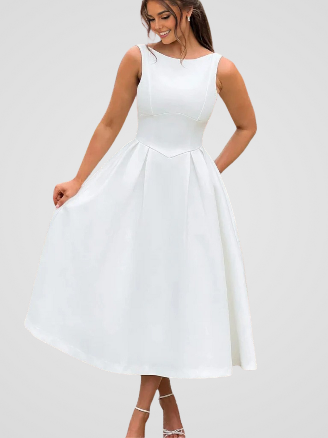 Elegant Belle Midi Dress