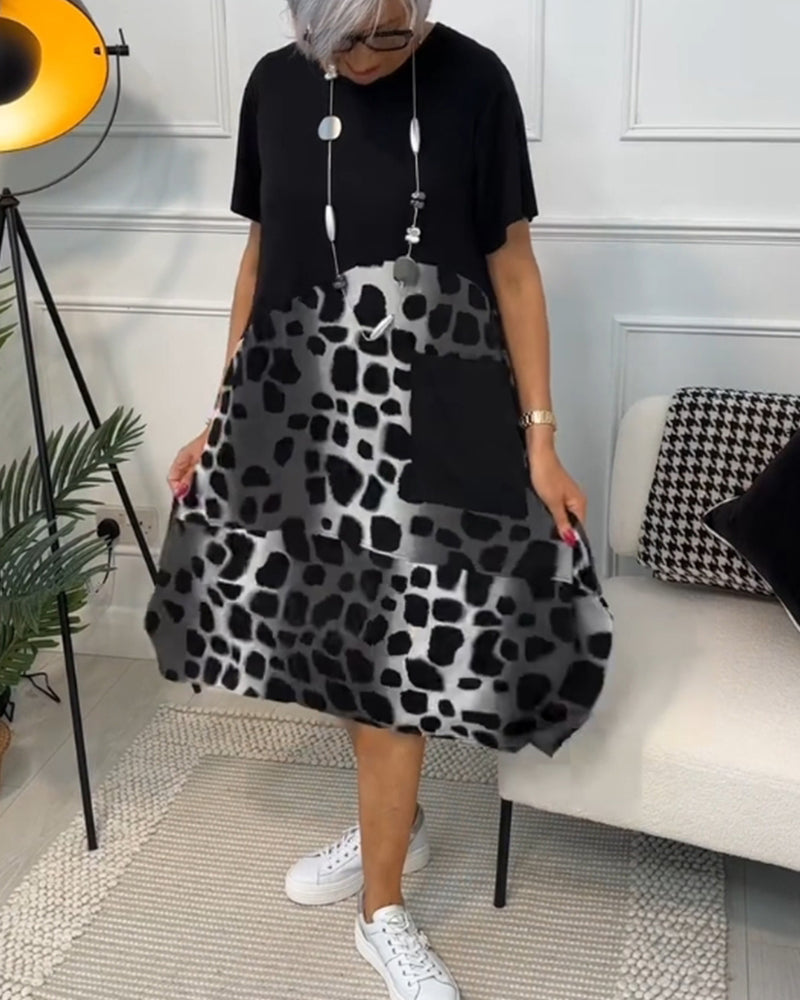 Lina | Breezy Summer Dress with Round Neck
