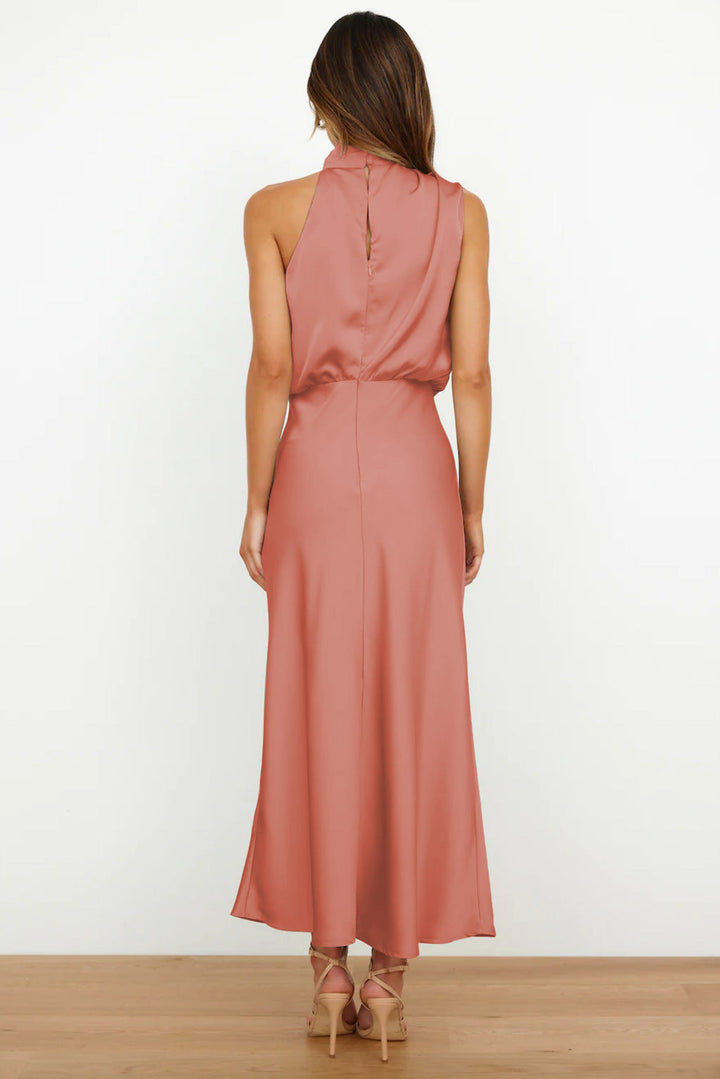 Lydia | Long Dress with Halterneck