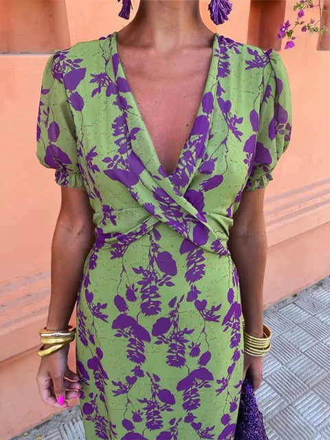 Melys | Elegant Printed Dress