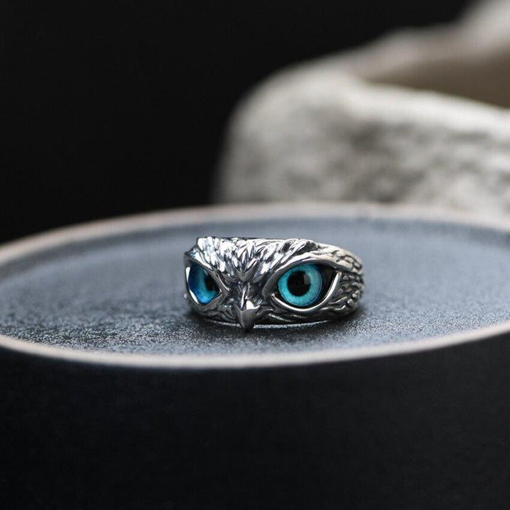Lucky Sole Adjustable Ring made of Silver and Opal