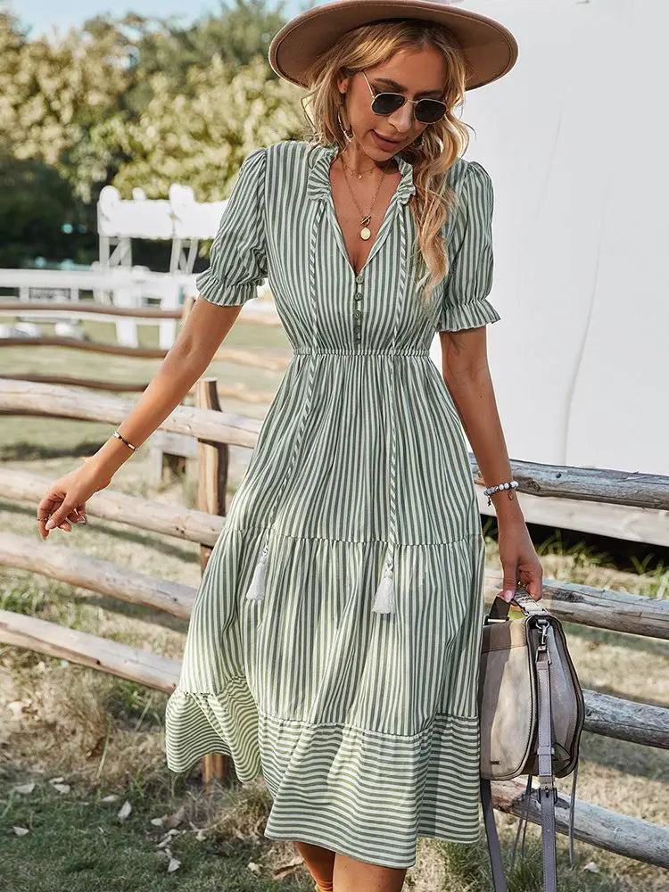 Léna   | Relaxed Fit Summer Shirt Dress