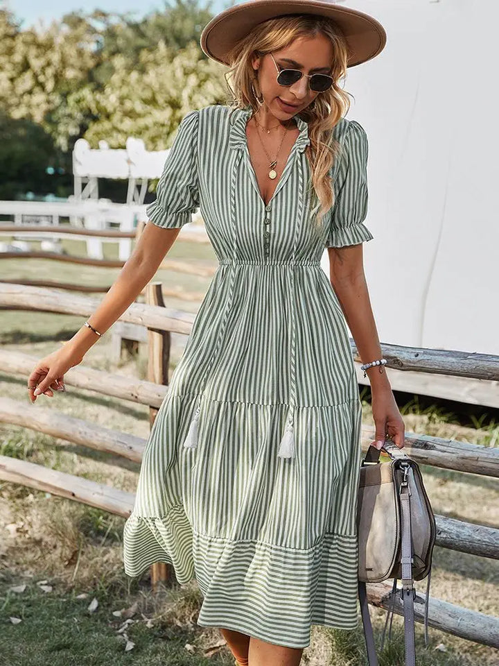 Léna   | Relaxed Fit Summer Shirt Dress