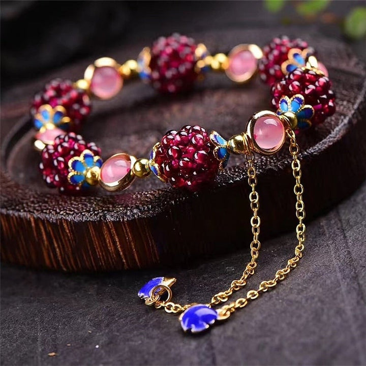 Natural Stone Bear Bracelet