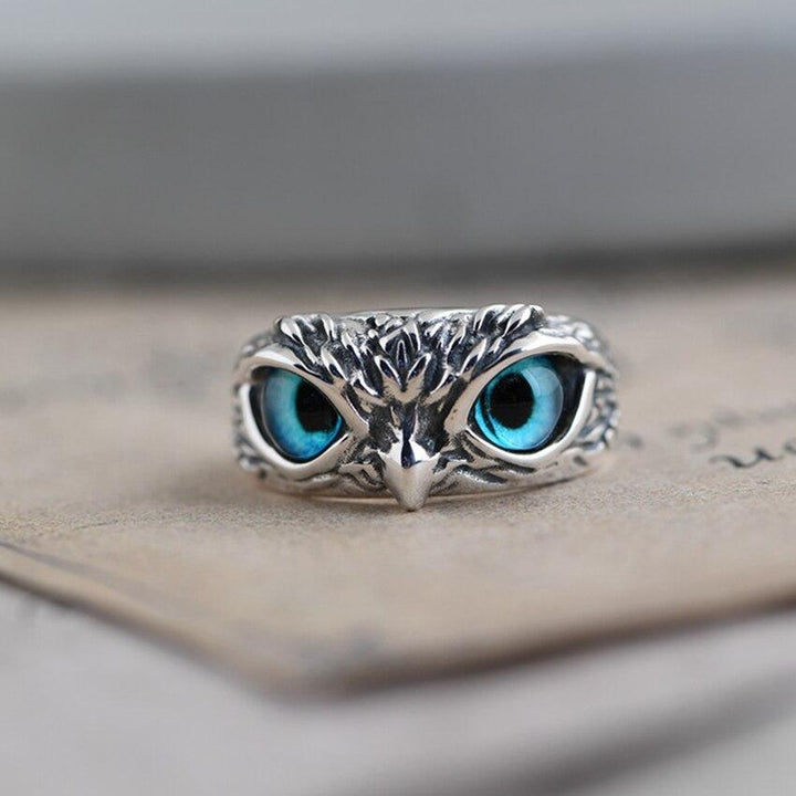 Lucky Sole Adjustable Ring made of Silver and Opal