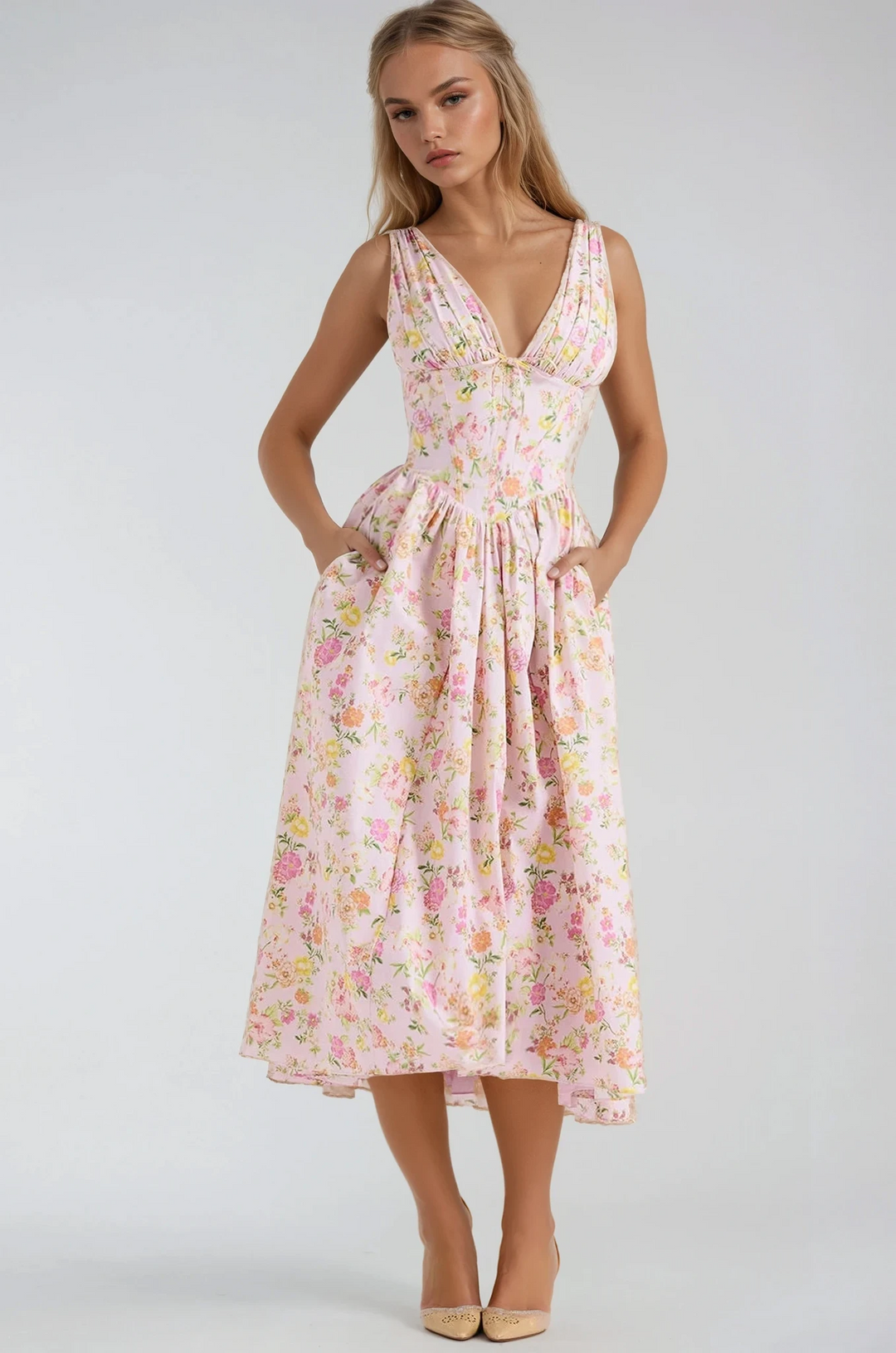 Elegant Summer Rosea Dress