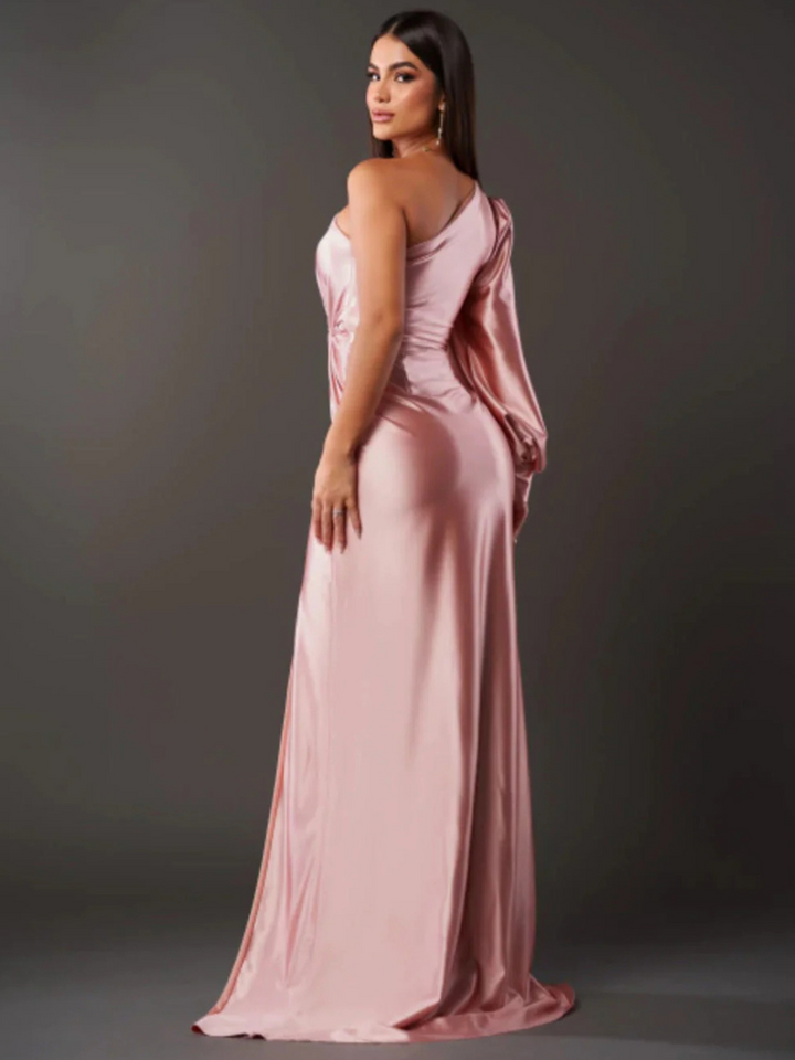 Anna Satin Night Maxi Dress