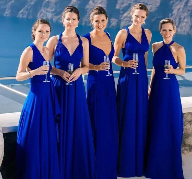 Emily - Women's Full-length Long Skirt & Bridesmaid Dress with Various Styles of Wear