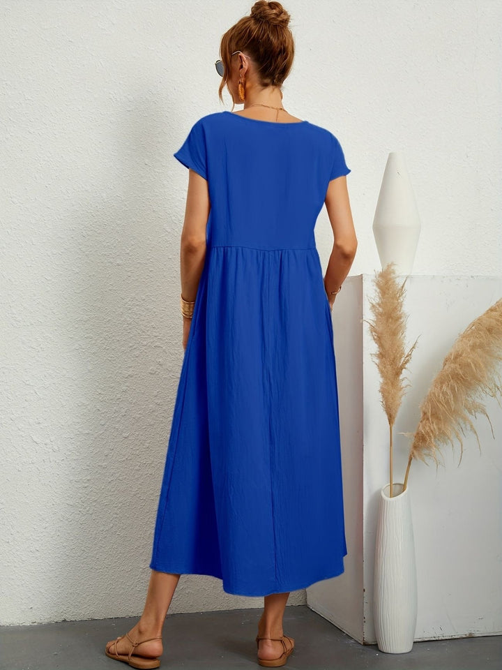 Camille - Dress with Round Neckline