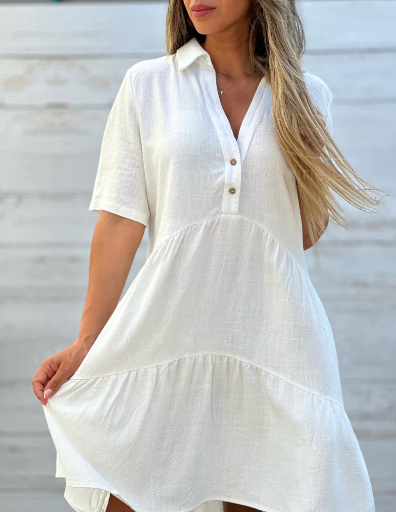 Lena | Relaxed Summer Linen Dress