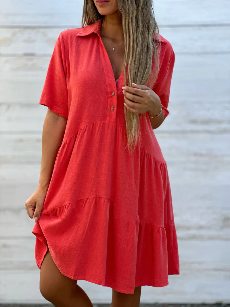 Lena | Relaxed Summer Linen Dress