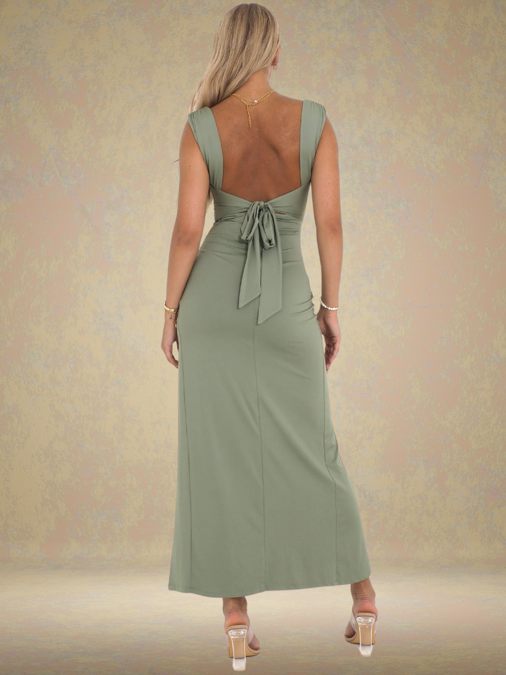 Green Vibe Maxi Dress
