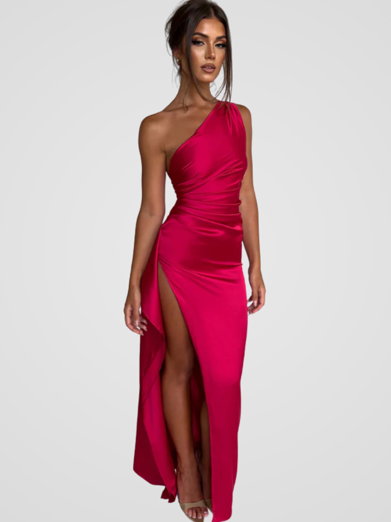 Soleil Satin Maxi Dress