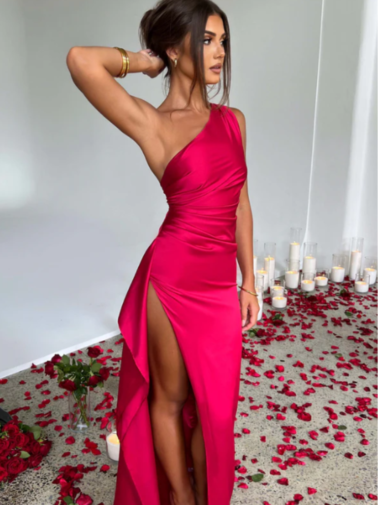 Soleil Satin Maxi Dress