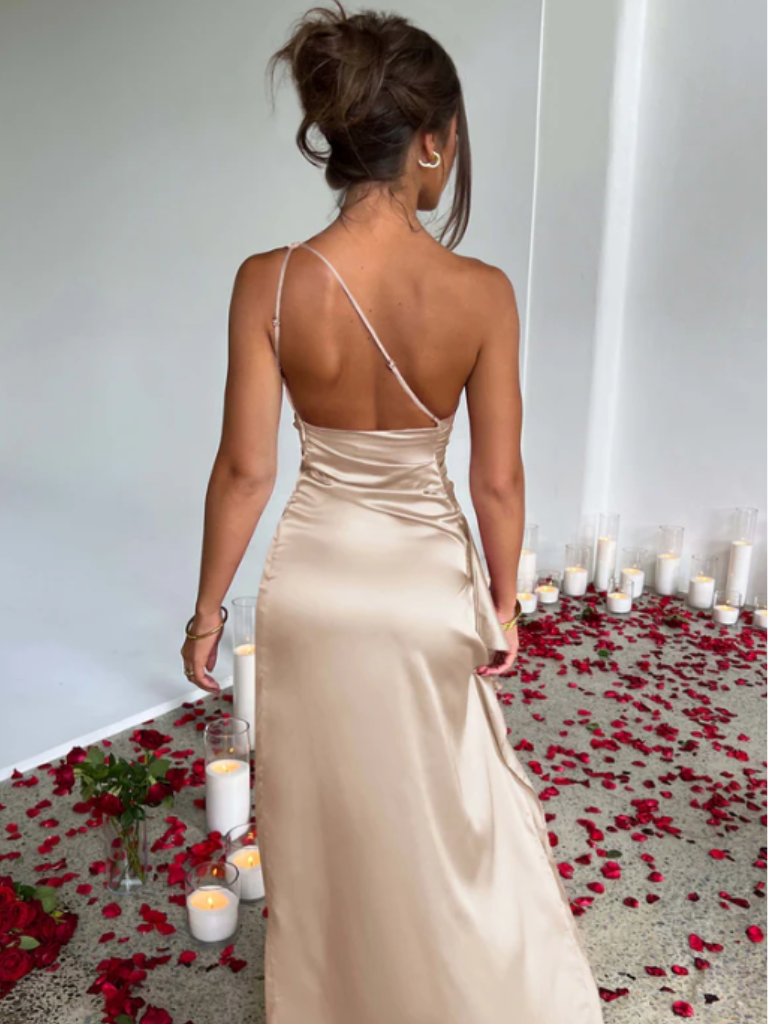 Soleil Satin Maxi Dress