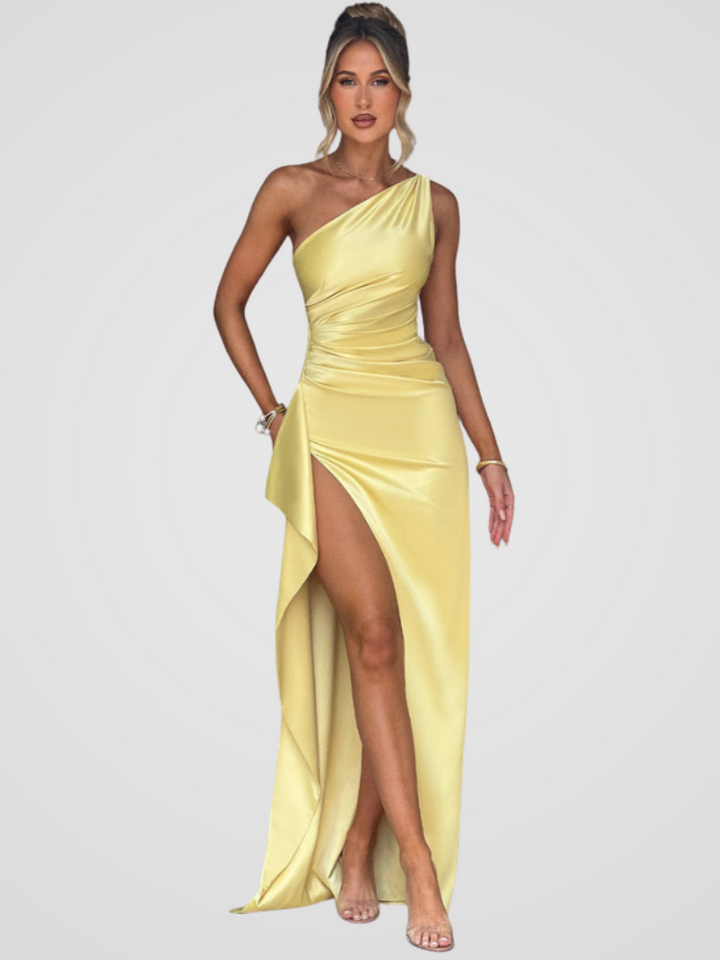 Soleil Satin Maxi Dress