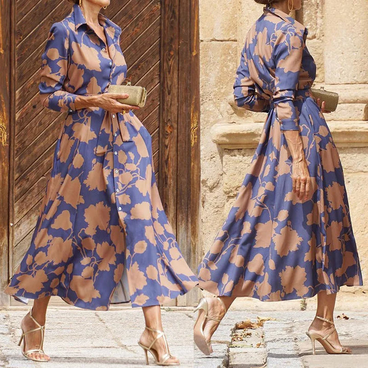 Lessa - Elegant dress with V-neck