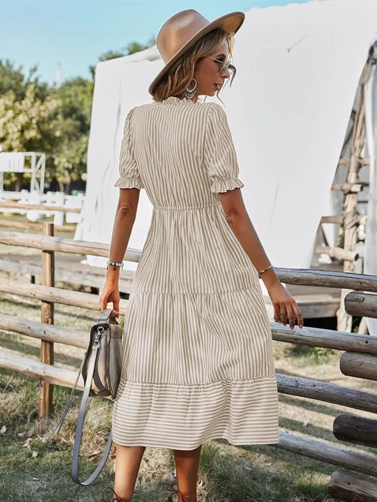 Léna   | Relaxed Fit Summer Shirt Dress