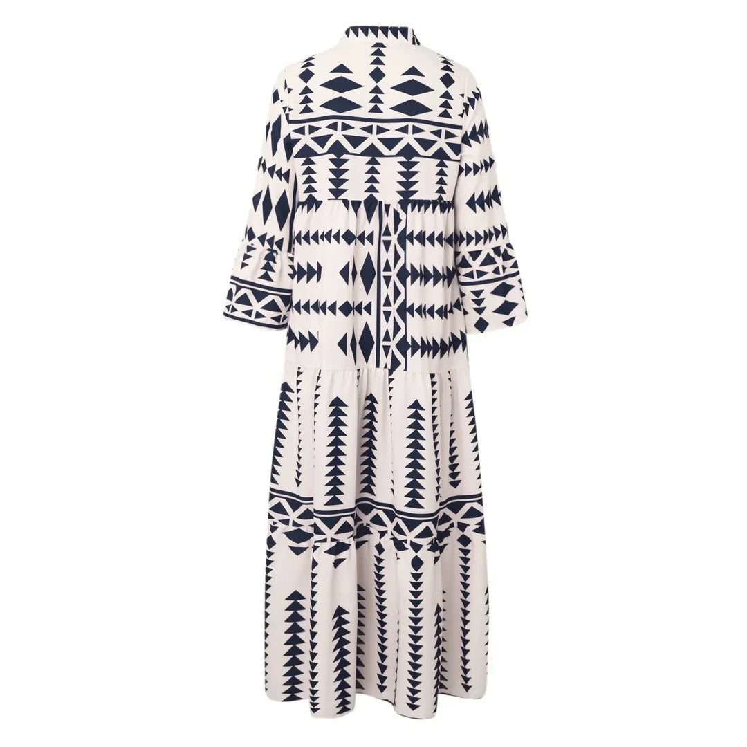 Riviera – Summer midi dress with elegant flair