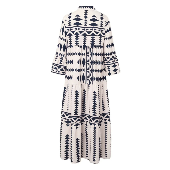 Riviera – Summer midi dress with elegant flair