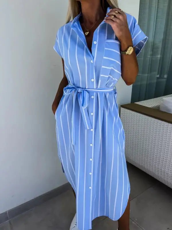 Mireille   | Flowy Button-Down Summer Dress