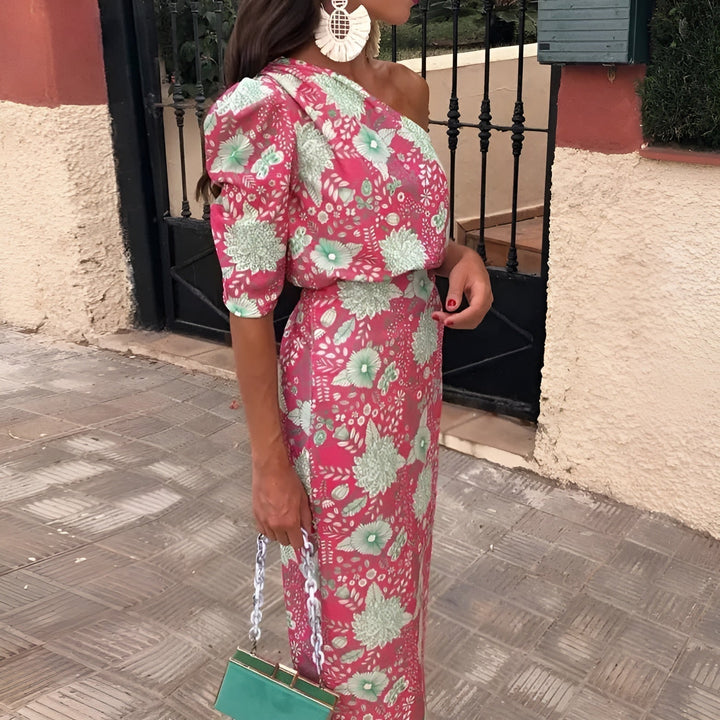 Émilie   | Printed Long Dress