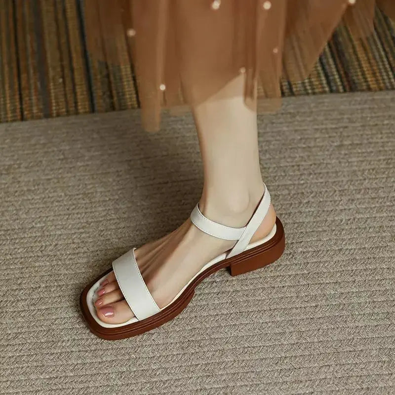 Elsen  | Leather Sandals Juneya