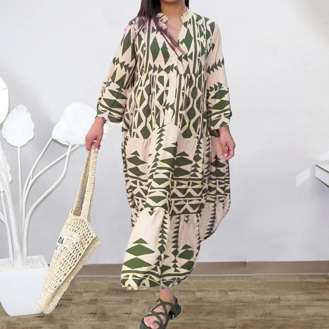 Riviera – Summer midi dress with elegant flair