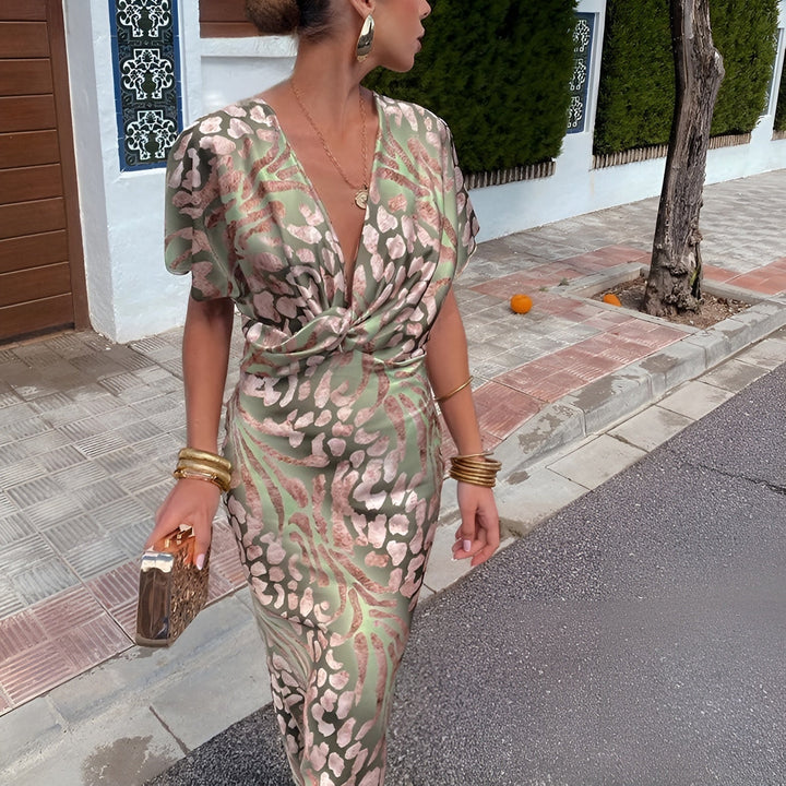 Matilda   | Long Robe with Twisted Collar