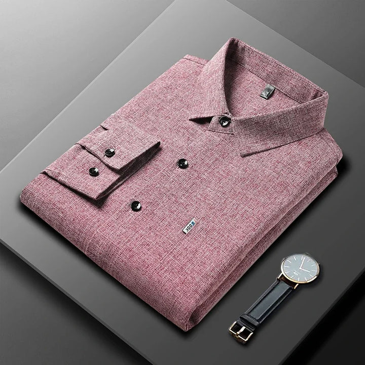 Slim Shirt Made of Soft Fabric