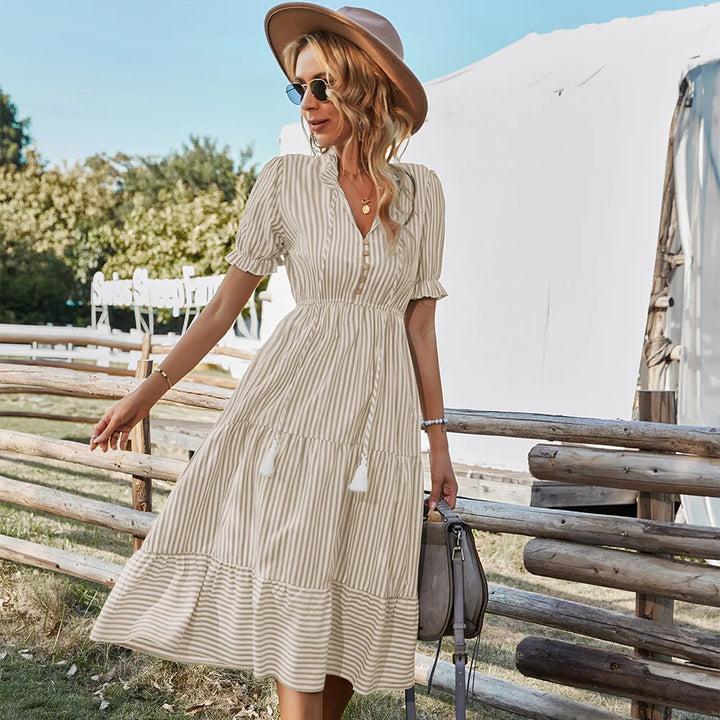 Léna   | Relaxed Fit Summer Shirt Dress