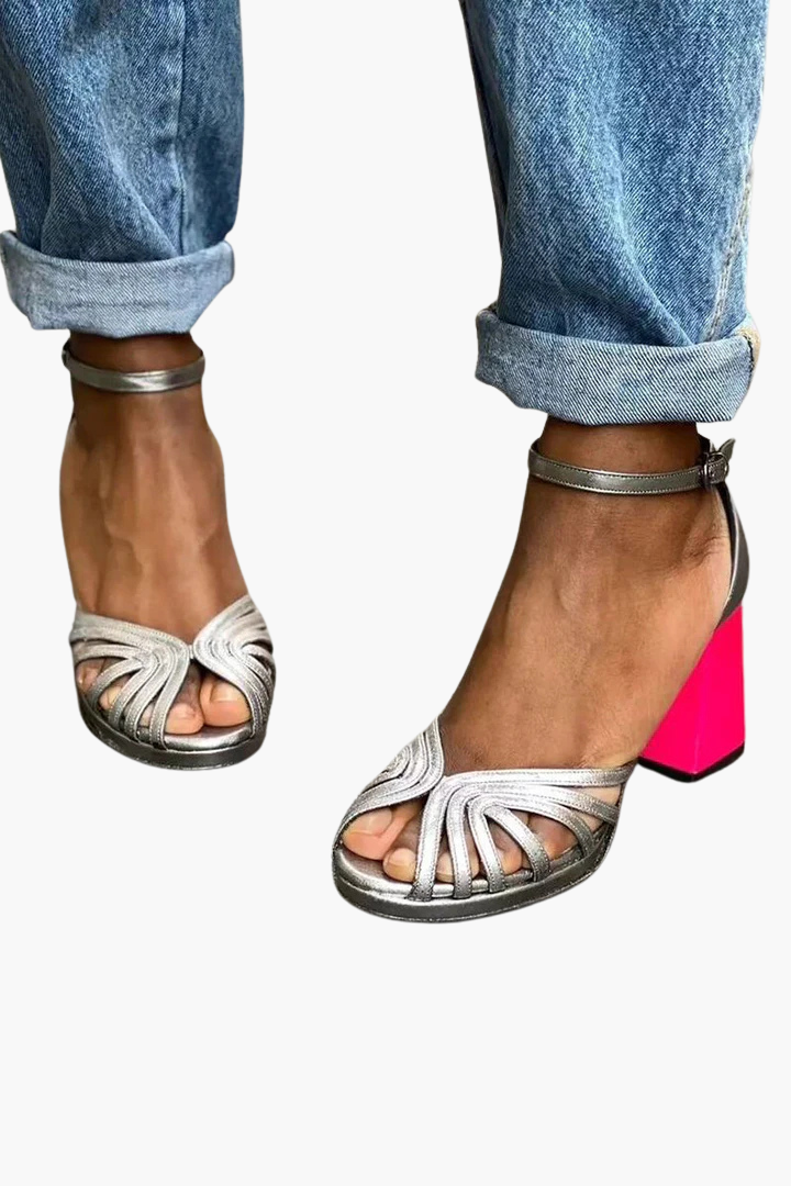 Seraphina  | Shiny and colorful sandals