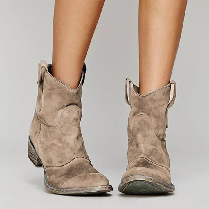 Kaye | Vintage Cowboy Ankle Boots