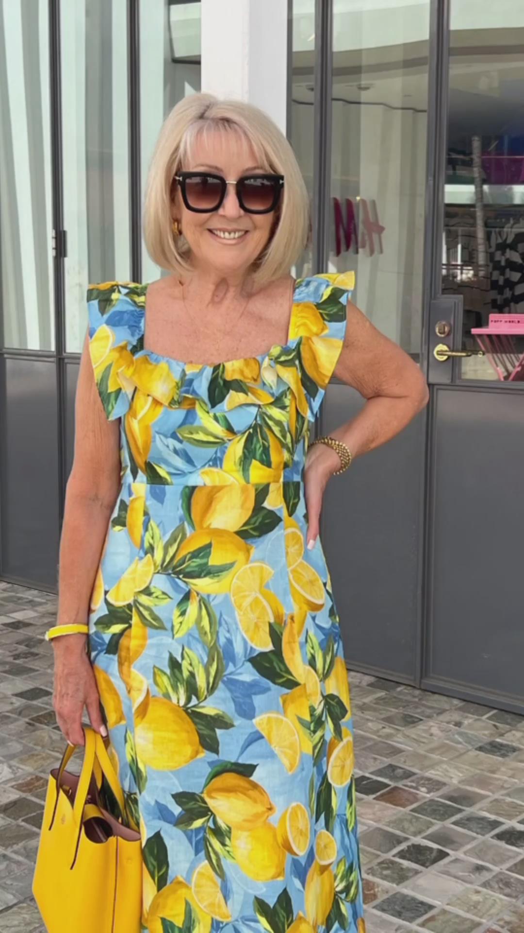 Sun and Lemon Dress 🍋