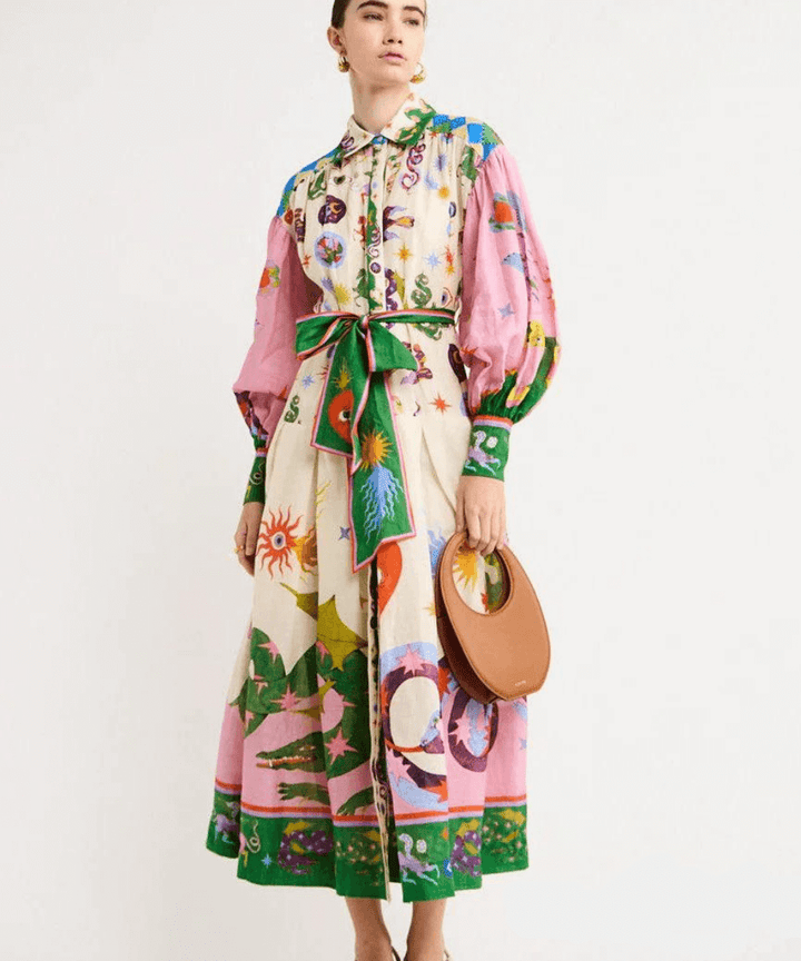 Dorthe   | Elegant Italian Maxi Dress