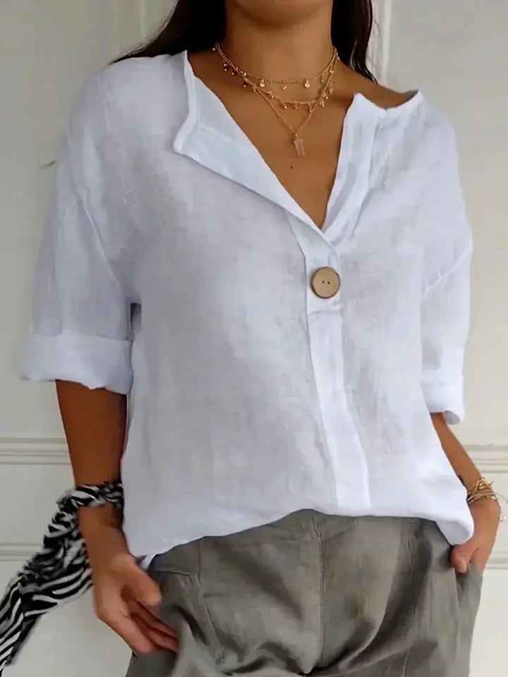 Jessa   | Casual V-Neck Blouse