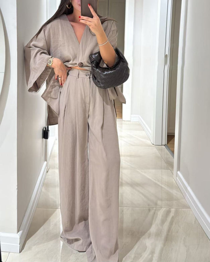 Emma | Casual V-Neck Set