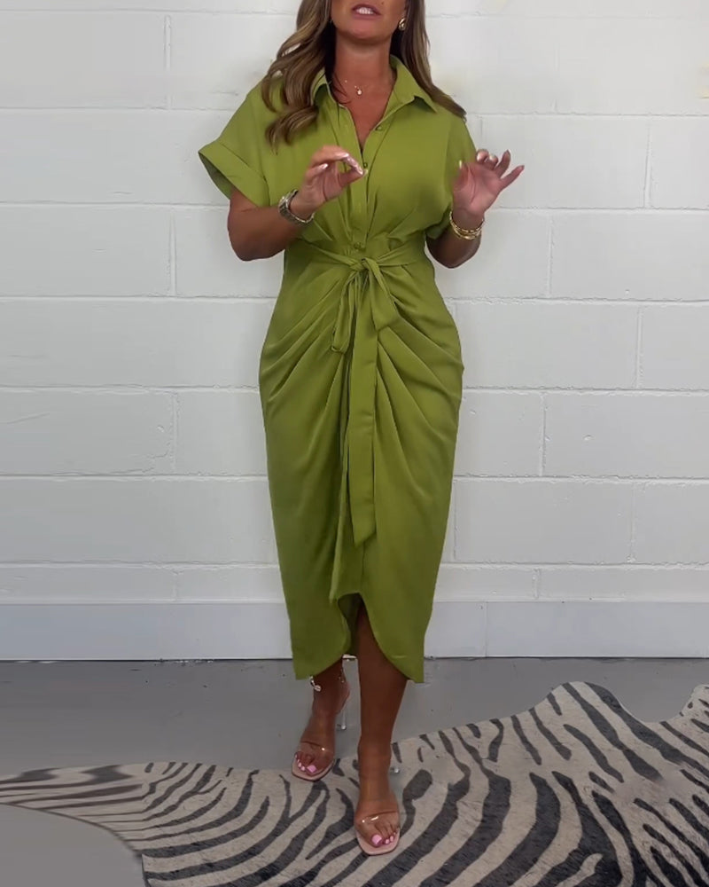 Valerie | Elegant pleated dress